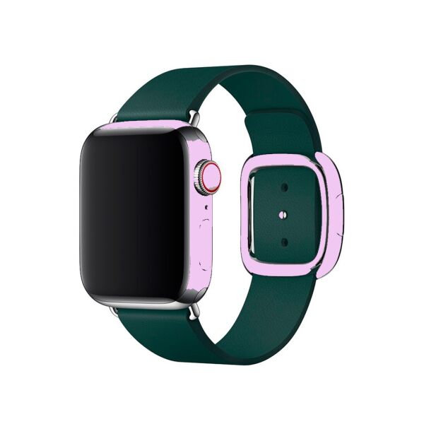 

Ремінець Modern Buckle Leather Loop для Apple Watch Series 1/2/3/4/5/6 42mm/44mm Gold / Forest Green (LC-0264)