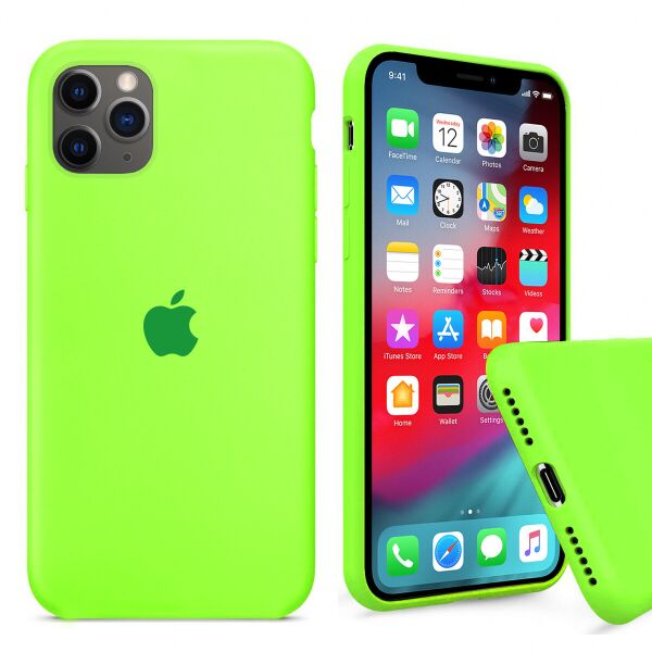 

Панель Wemacy Silicone Full Case для iPhone 12 Pro Max party green (PS-0674)