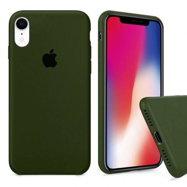 

Чохол Wemacy Silicone Full case для iPhone Xr Olive (AFC-0189)