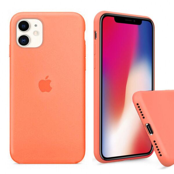 

Панель Wemacy Silicone Full Case для iPhone 12 Papaya (PS-0621)