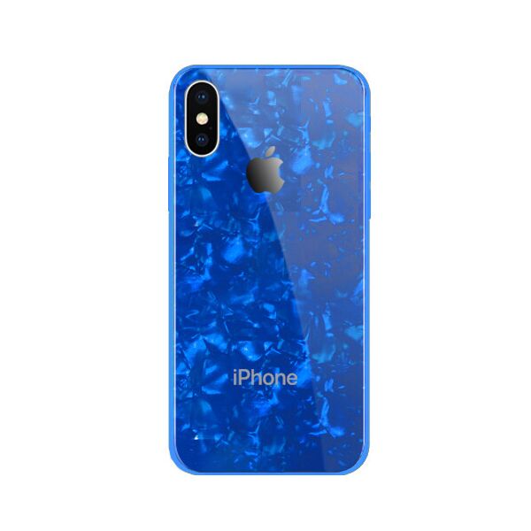 

Панель Wemacy Glass Marble Case для iPhone X / Xs Blue (GMC-0019)