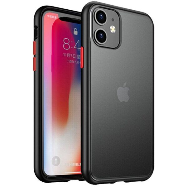

Чохол iPaky Cucoloris для iPhone 12 Black transparent (LC-0323)