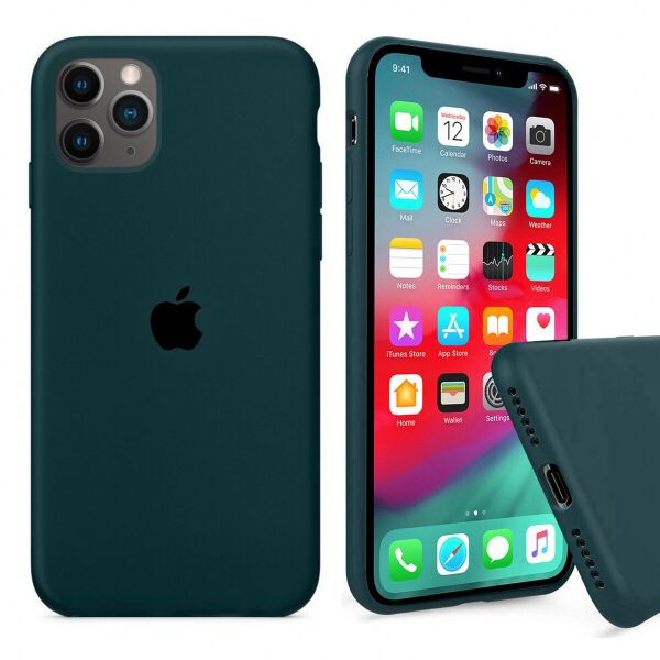 

Панель Wemacy Silicone Full Case для iPhone 12 Pro Max forest green (PS-0664)