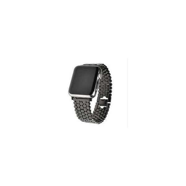 

Ремінець Honeycombs metall для Apple Watch Series 2/3/4/5/6 38mm/40mm Black (LC-0458)