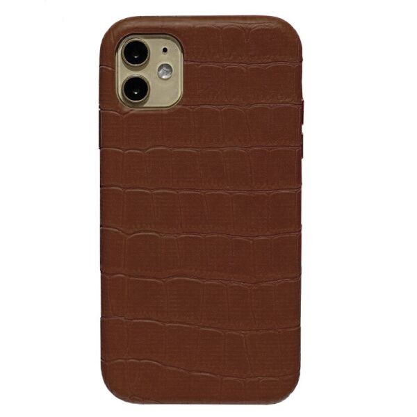 

Чохол Cartion Leather Crocodile Case для iPhone 12 Brown (LC-0347)