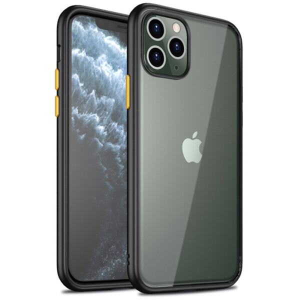 

Чехол-накладка Ipaky Bright Series/TPU Frame With Clear PC Case Apple iPhone 11 Pro Black
