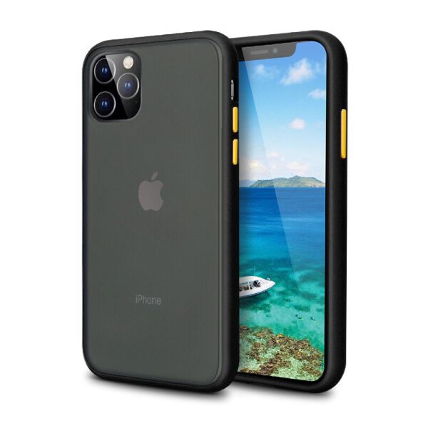 

Панель Wemacy Gingle Case для iPhone 11 Pro Max Black yellow (GSC-0100)