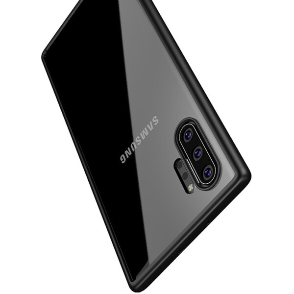 

Чехол-накладка Ipaky Bright Series/TPU Frame With Clear PC Case Samsung Galaxy Note 10+ Black