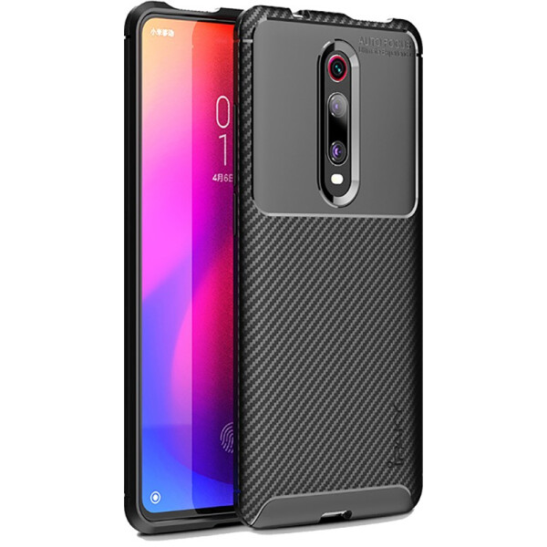 

Чехол-накладка Ipaky Carbon Fiber Series/Soft TPU Case Xiaomi Mi 9T/Mi 9T Pro/Redmi K20/K20 Pro Black