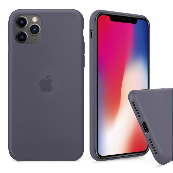 

Панель Wemacy Silicone Full Case для iPhone 12 Pro Max lavender gray (PS-0667)