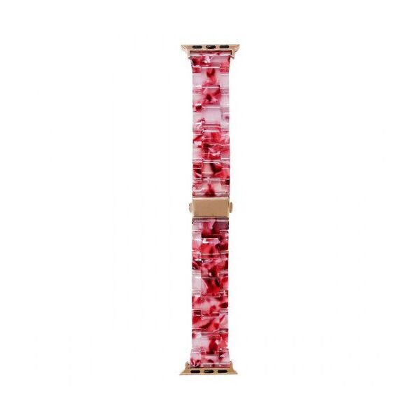 

Ремінець Desay Resin Band для Apple Watch Series 1/2/3/4/5/6 38mm/40mm Rose Red (LC-0227)