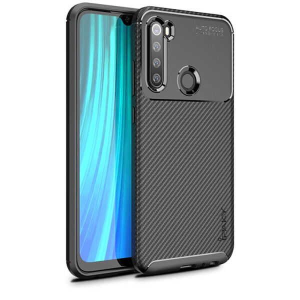 

Чехол-накладка Ipaky Carbon Fiber Series/Soft TPU Case Xiaomi Redmi Note 8 Black