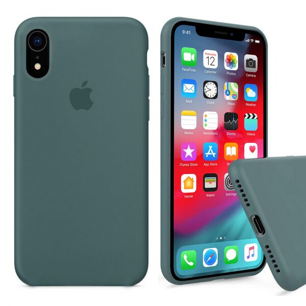 

Чохол Wemacy Silicone Full case для iPhone Xr Pine Green (AFC-0186)