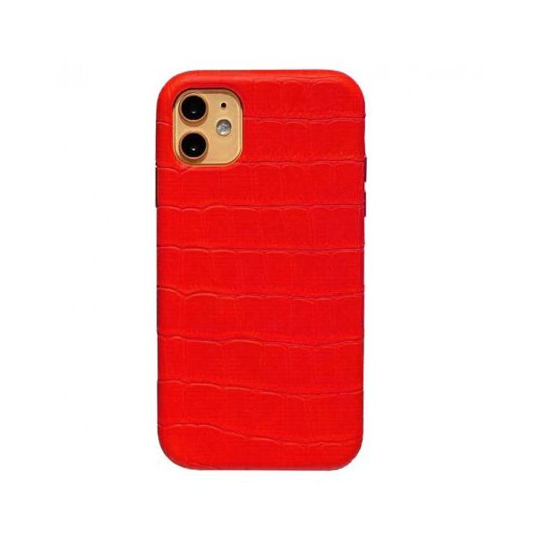 

Чохол Cartion Leather Crocodile Case для iPhone 12 mini Red (LC-0343)