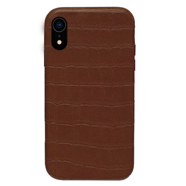 

Панель Wemacy Leather Crocodile Case для iPhone Xr Brown (CC-0012)