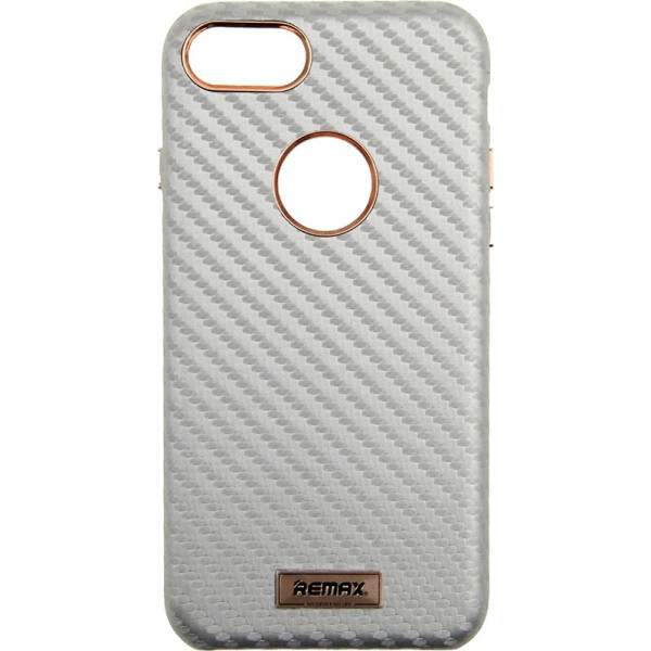 

Чехол-накладка Remax Carbon Series Case for iPhone 7 Silver