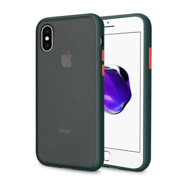 

Панель Wemacy Gingle Case для iPhone X/Xs Forest green Orange (GSC-0023)
