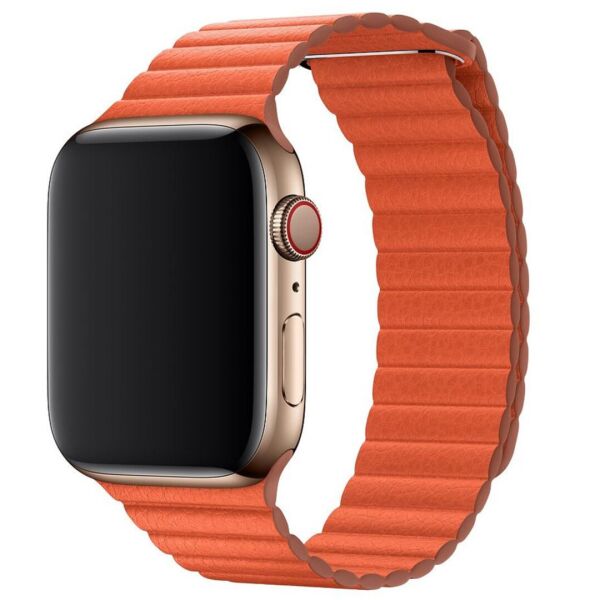 

Ремінець Wemacy Leather Loop для Apple Watch 42mm/44mm Sunset (LL-0019)