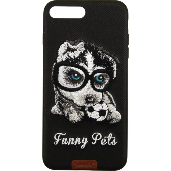 

Чехол-накладка Remax Funny Pets Series Case Apple iPhone 7 Plus Black