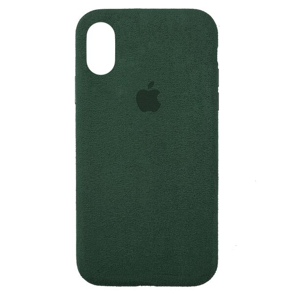 

Чохол Wemacy Alcantara Case Full для iPhone X/Xs Forest green (ALCA-0022)