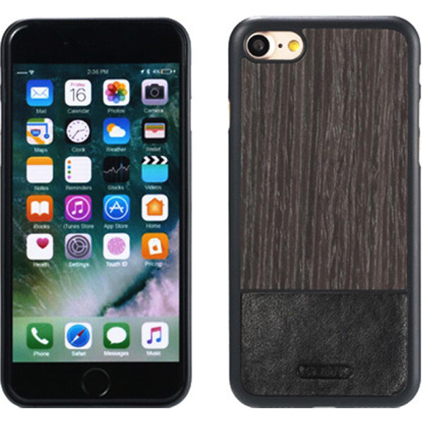 

Чехол-накладка Remax Mugay Series for iPhone 7 Black apricot wood