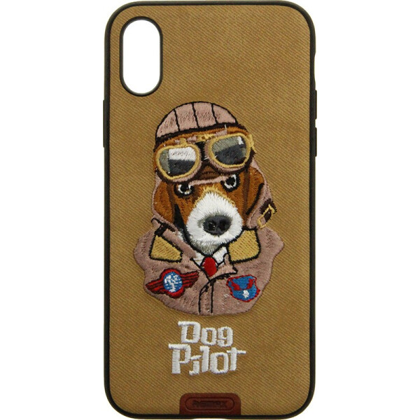 

Чехол-накладка Remax Petit Series Case Apple iPhone X Brown
