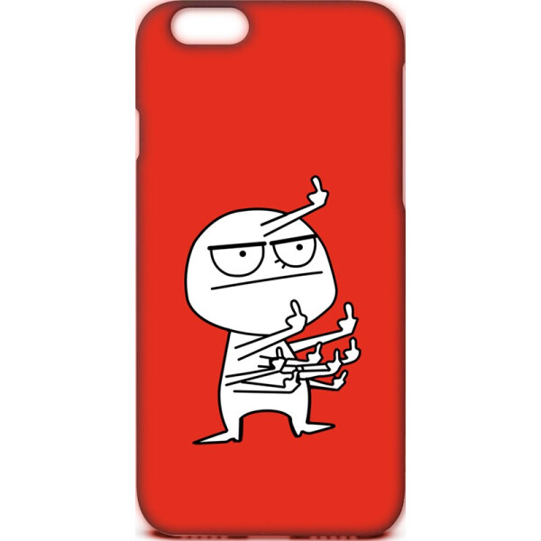 

Чехол-накладка TOTO Cartoon Soft Silicone TPU Case Apple iPhone 6/6s FK9 Red