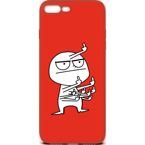 

Чехол-накладка TOTO Cartoon Soft Silicone TPU Case Apple iPhone 7 Plus/8 Plus FK9 Red