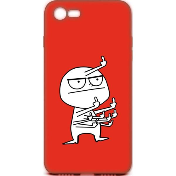 

Чехол-накладка TOTO Cartoon Soft Silicone TPU Case Apple iPhone 7/8 FK9 Red