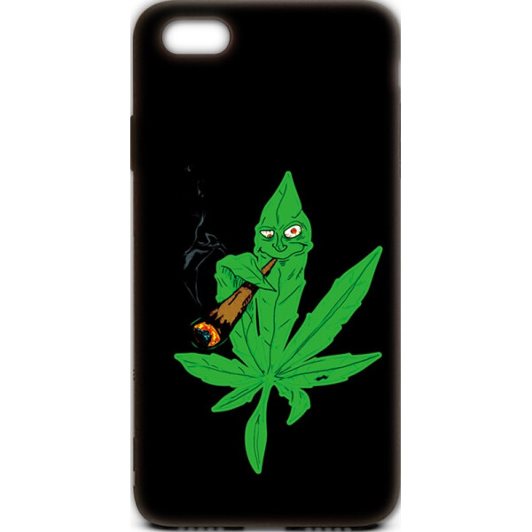 

Чехол-накладка TOTO Cartoon Soft Silicone TPU Case Apple iPhone SE/5s/5 Cannabis Black