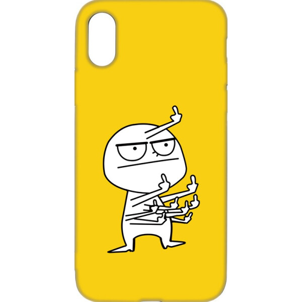 

Чехол-накладка TOTO Cartoon Soft Silicone TPU Case Apple iPhone X/XS FK9 Yellow
