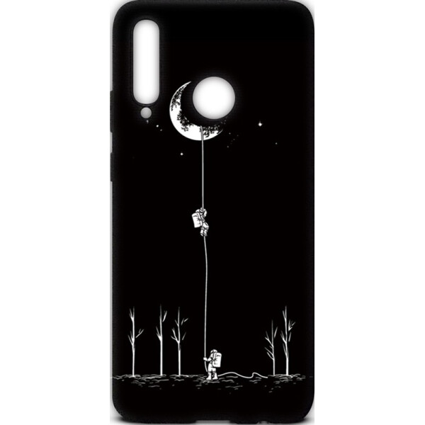 

Чехол-накладка TOTO Cartoon Soft Silicone TPU Case Huawei P Smart+ 2019 Moon Black
