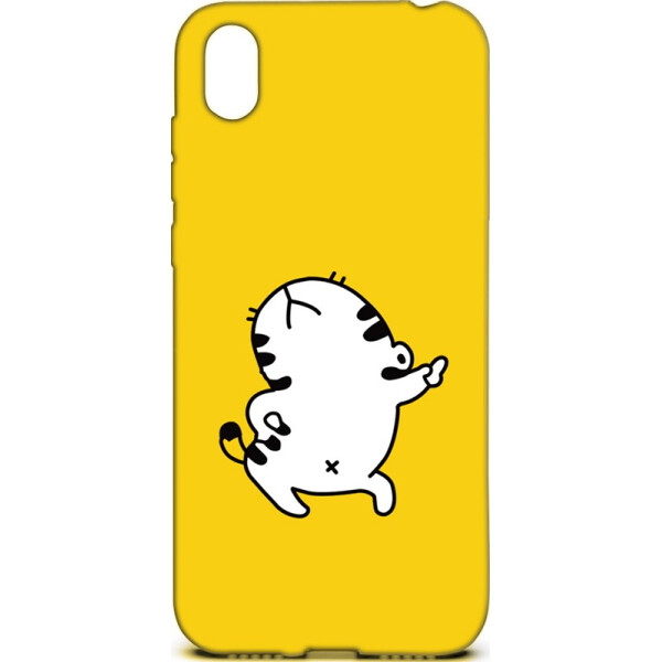 

Чехол-накладка TOTO Cartoon Soft Silicone TPU Case Huawei Y5 2019 Cat Yellow