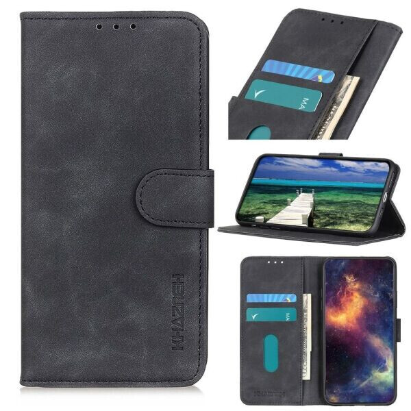 

Чехол-книжка KHAZNEH Retro Wallet для ASUS Zenfone 8 (ZS590KS) - Black