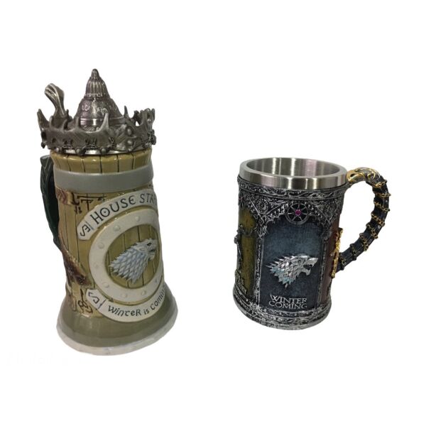 

Подарочный набор Кружка Игра Престолов Дом Старков и Winter Coming 650/500