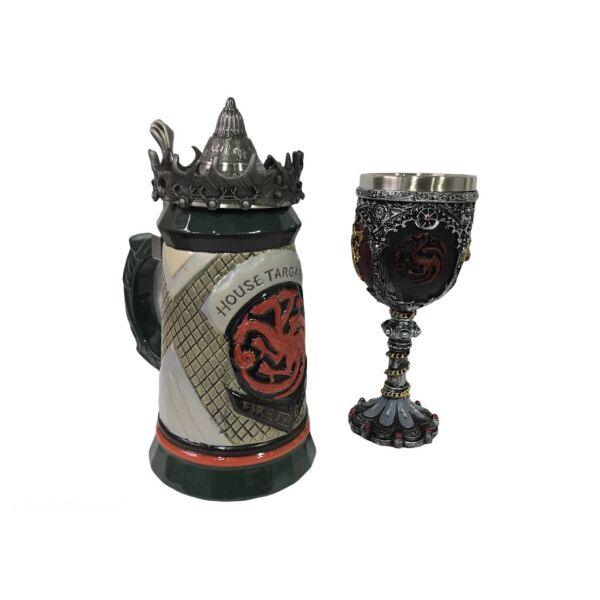 

Подарочный набор Кружка House Targaryen Fire And Blood Игра Престолов и Кубок 650/200мл