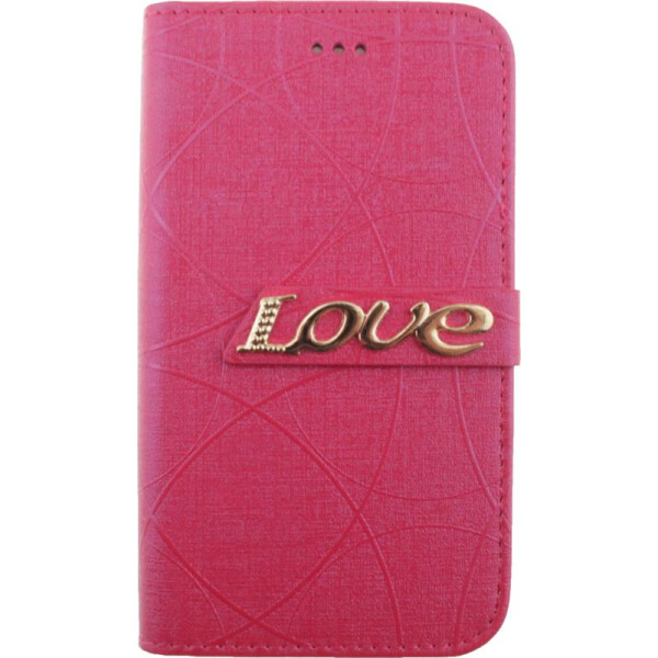 

Чехол-книжка TOTO Book Universal cover Love 4.5'-5.0' Hot Pink