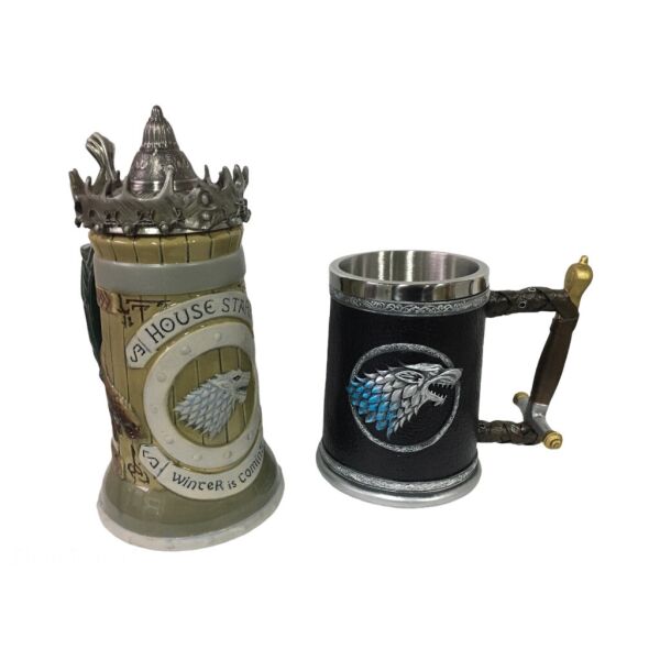 

Подарочный набор Кружка Игра Престолов Дом Старков и Winter Is Coming Stark 650/600мл