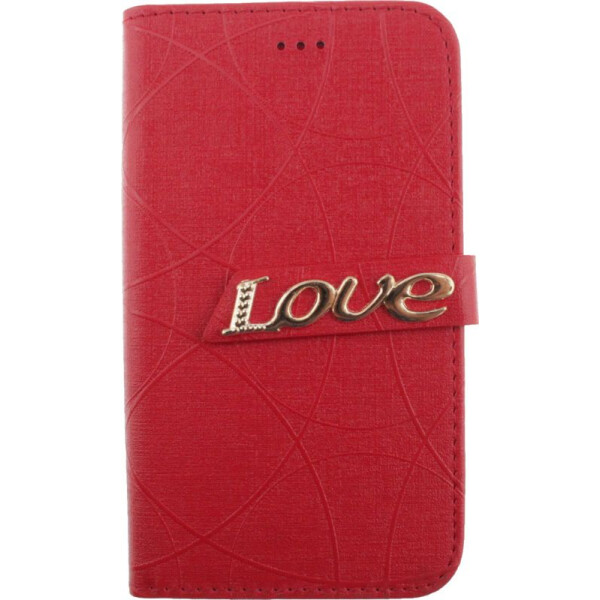 

Чехол-книжка TOTO Book Universal cover Love 5.0'-5.5' Red