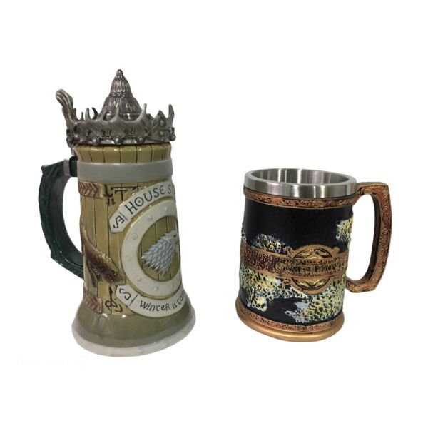 

Подарочный набор Кружка House Stark Игра Престолов Дом Старков и Кружка Семь Королевств 650/550мл