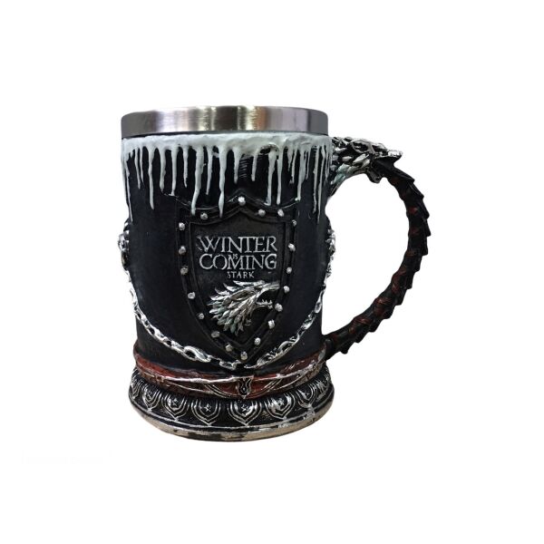 

Кружка Игра Престолов Зима Близко Winter is Coming Stark 3D 550мл