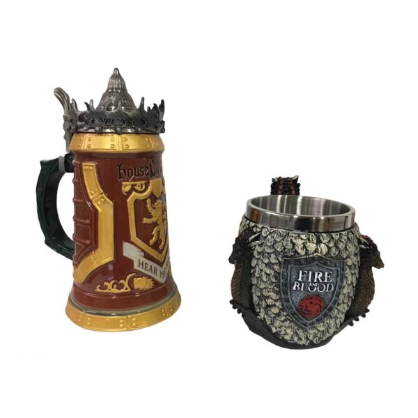 

Подарочный набор Кружка Fire And Blood Targaryen 3D Дом Таргариен 650/400мл