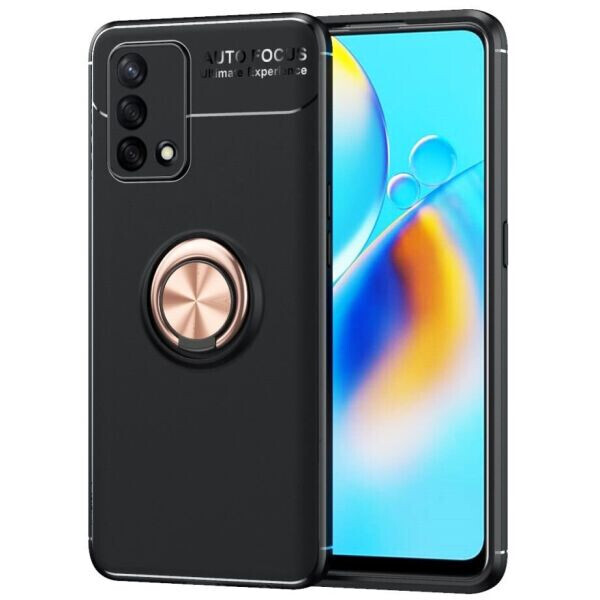 

Защитный чехол UniCase Magnetic Ring для OPPO A74 - Black / Rose Gold