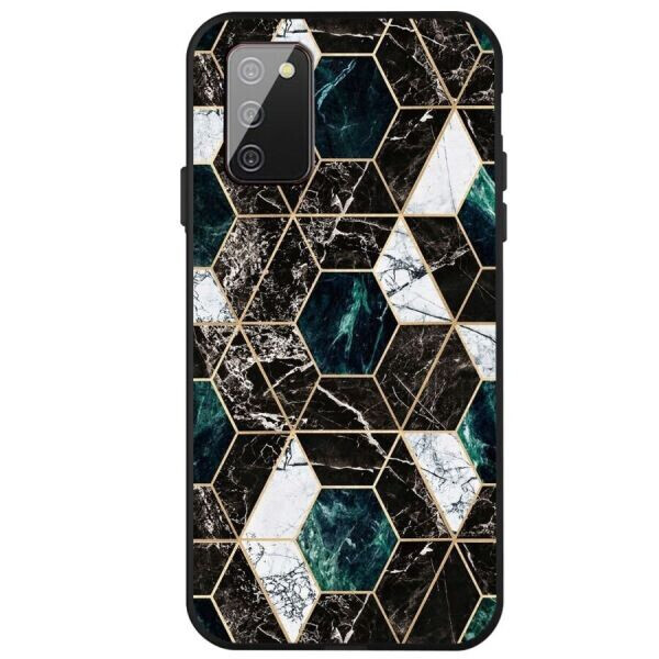 

Защитный чехол Deexe Marble Series для Samsung Galaxy A02s (A025) - Black / Grey