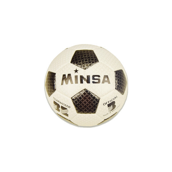 

Мяч футбольный Minsa E31266 18,3 см 250 г. (Черный)
