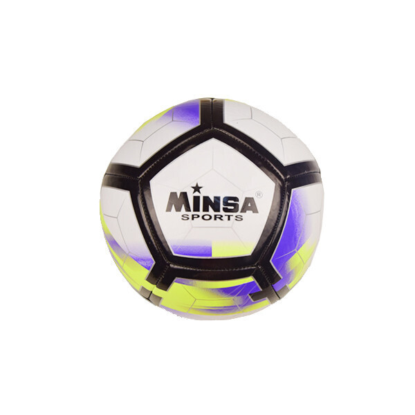 

Мяч футбольный Minsa E31270 20 см 300 г. (Фиолетово-желтый)