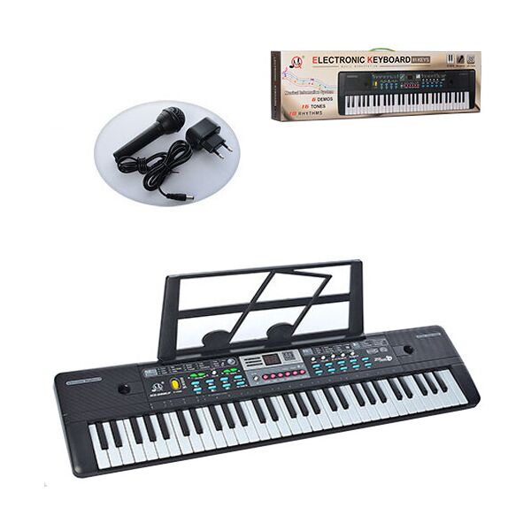 

Детский Синтезатор Metr+ MQ022-23UF 61 клавиша, микрофон, от сети, 22х81х9 см