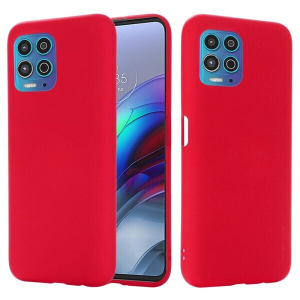 

Защитный чехол Deexe Silicone Case для Motorola Moto G100 - Red