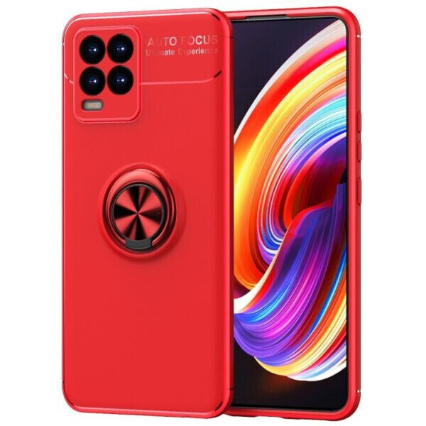 

Защитный чехол UniCase Magnetic Ring для Realme 8 / 8 Pro - Red