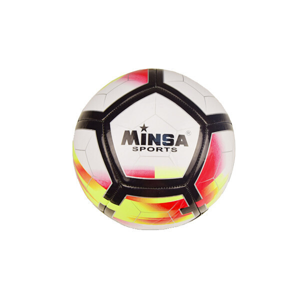 

Мяч футбольный Minsa E31270 20 см 300 г. (Красно-желтый)